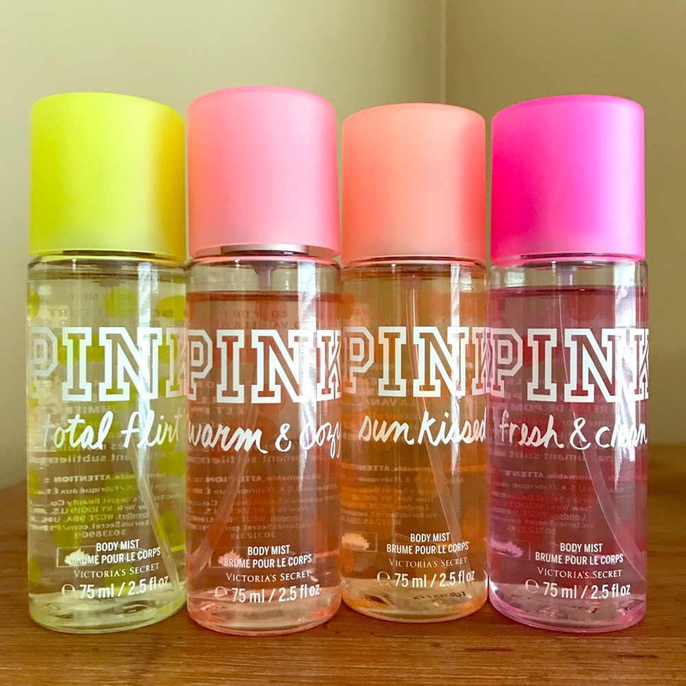 VS PINK body mists